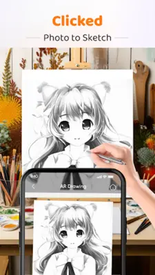 AR Drawing Sketch Paint android App screenshot 1